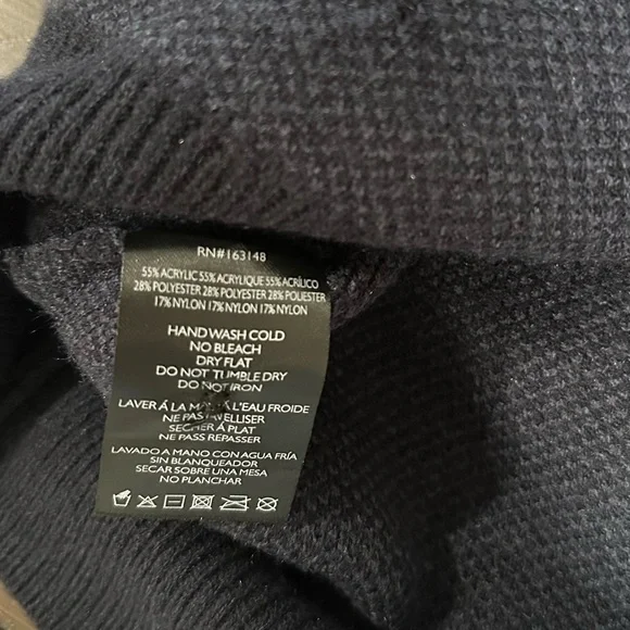 Slate & Stone Navy Knit Button Cardigan XL Grandpacore Academia Minimalist NWT - Picture 8 of 8